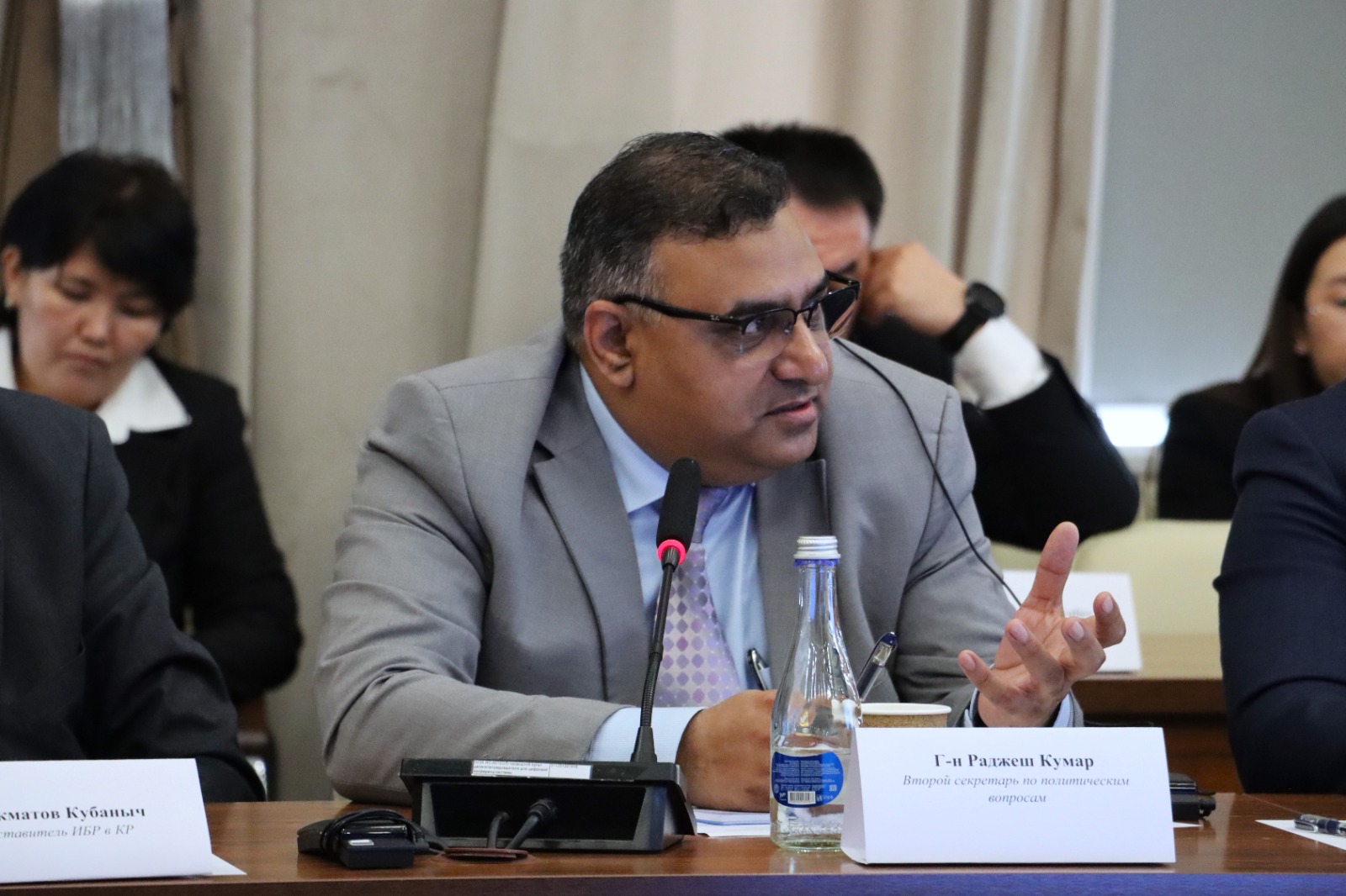 Participation by the Indian Embassy Representative at the Donor's meeting at Ministry of Economy of the Kyrgyz Republic
